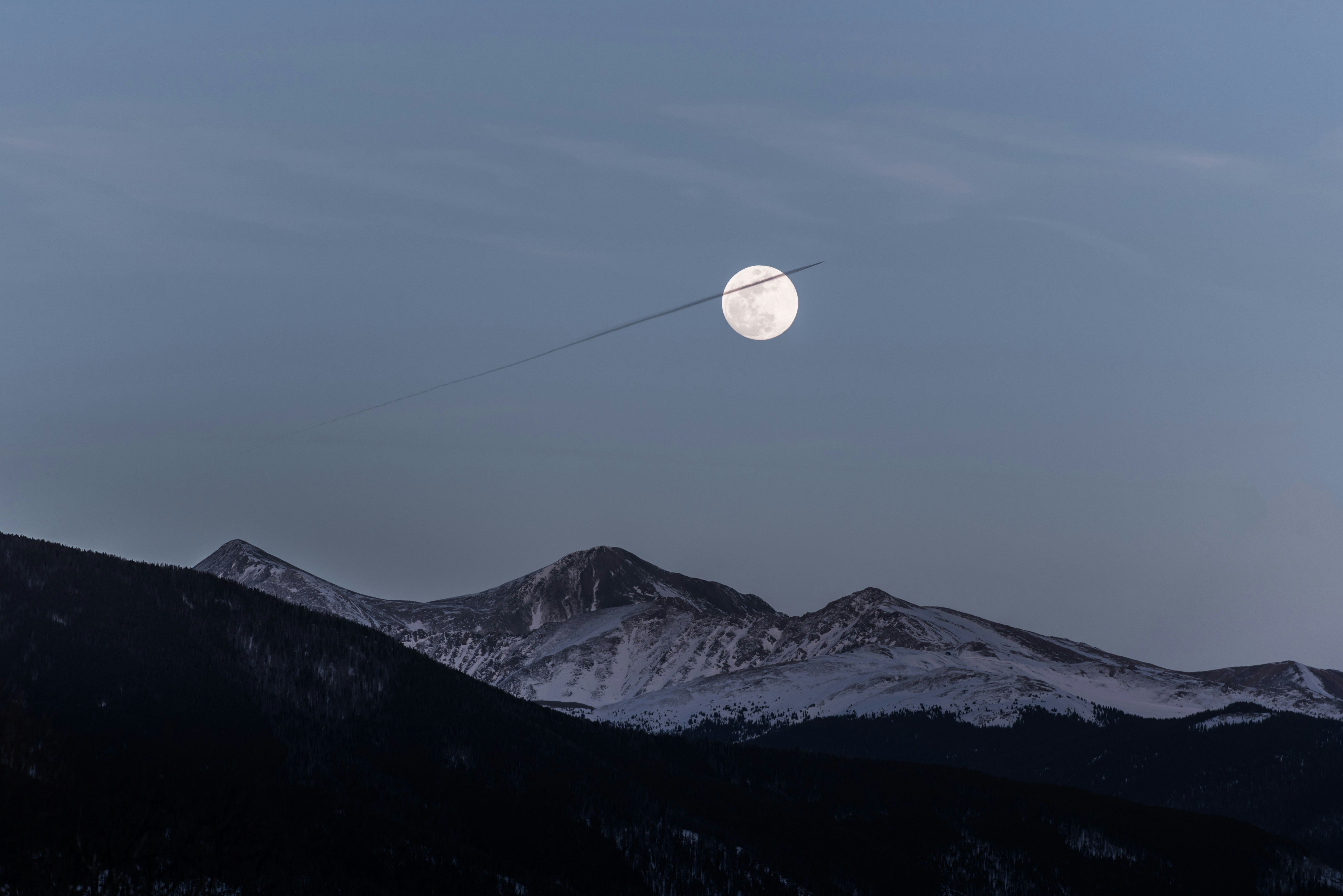 Moonlight Snowshoeing